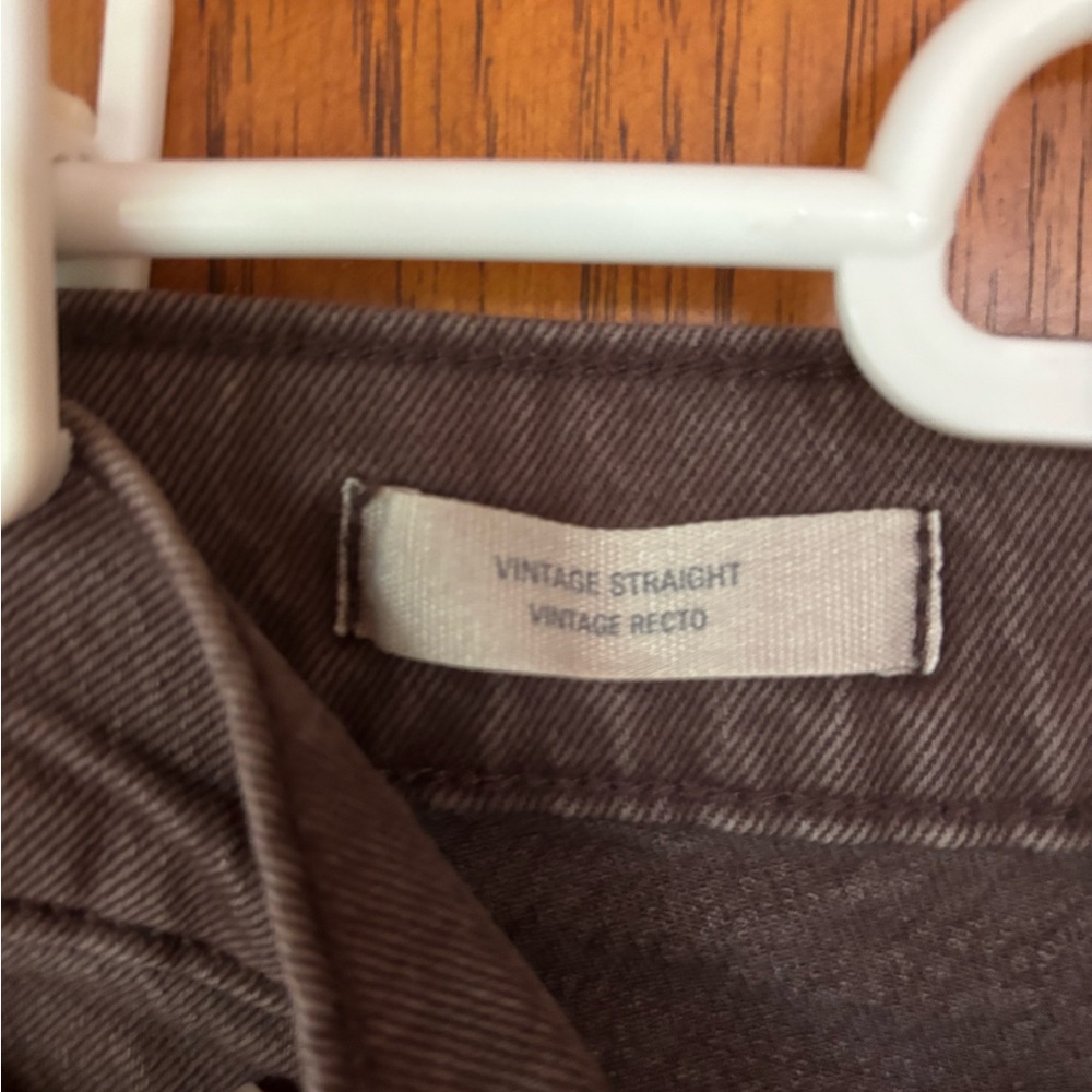 Universal Thread Chocolate Brown Straight Leg Jea… - image 4